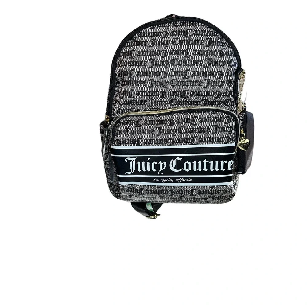 📚✏️🚌BACK TO SCHOOL Juicy couture blk backpack nwt - Picture 11 of 11